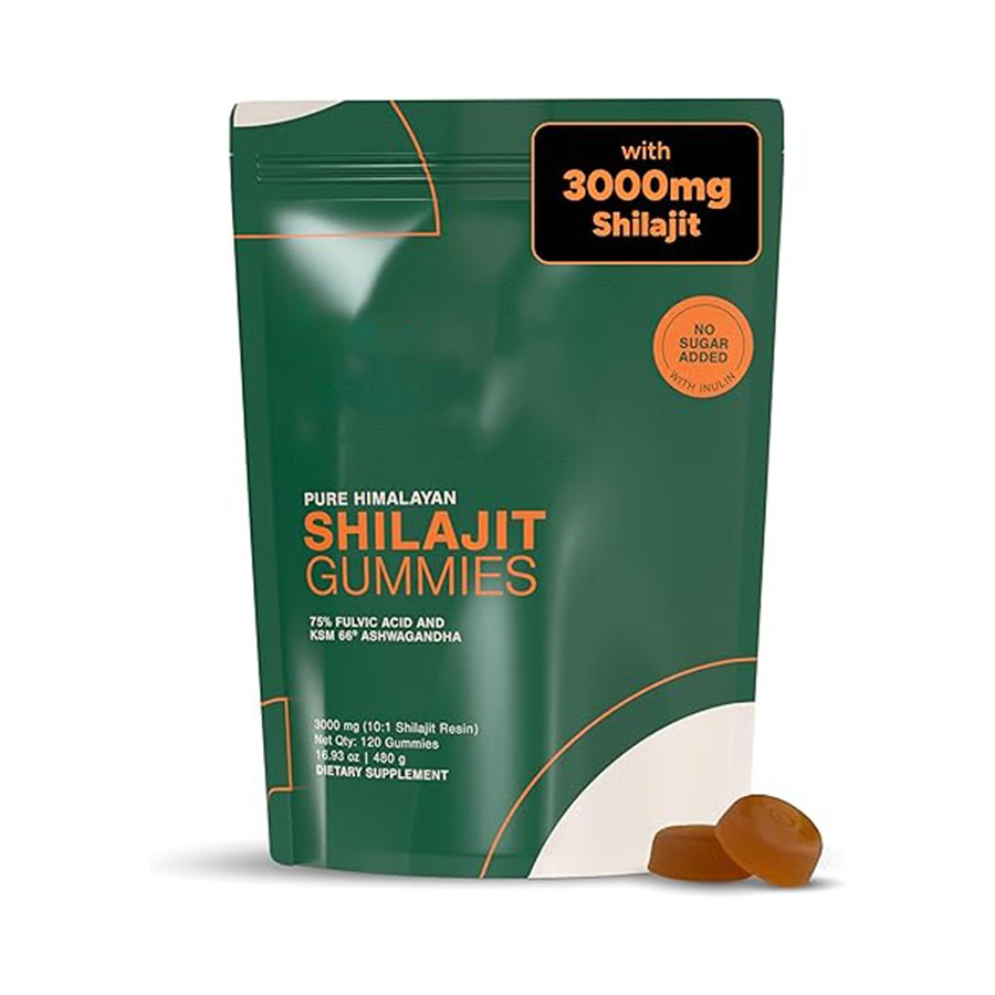 Shilajit-Gummis mit KSM 66 Ashwagandha