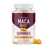 Premium Maca Root Gummies Nature Adaptogen für Vitalität reproduktives Wohlbefinden